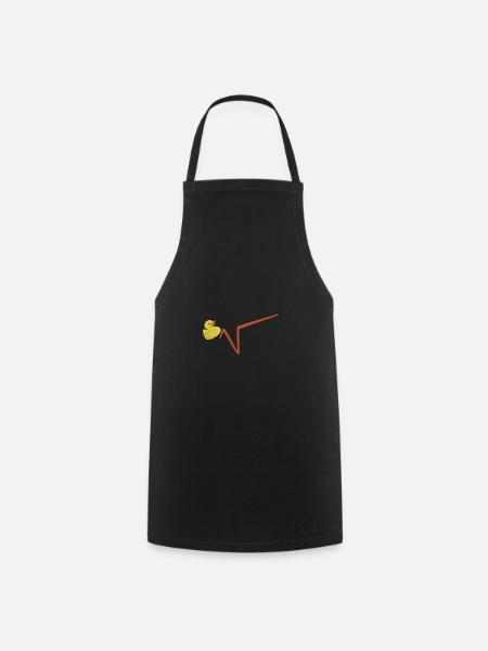 Duck Root Math Math Professeur Nerd - Tablier de cuisine - noir
