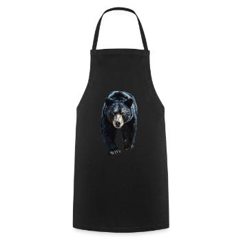 Tragen - Kochschürze - Schwarz - Vorne - AI Model Male 185 dark (185cm)