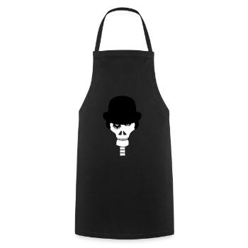 Head of droogie!!! - Cooking Apron - black - Front - AI Model Male 185 dark (185cm)