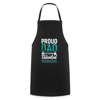 Marine Science Design for an Ocean Student - Cooking Apron - black - Front - AI Model Male 185 dark (185cm)