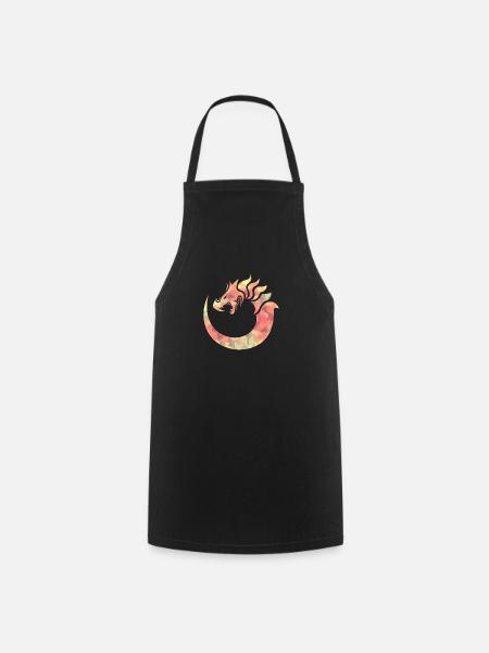 Dungeons Dragon Magic Dungeon - Cooking Apron - black