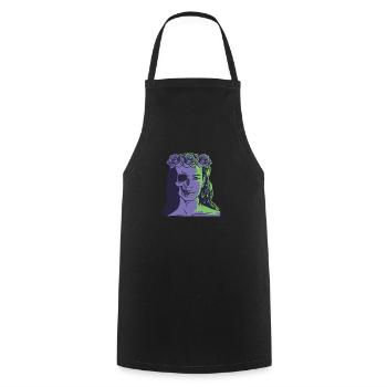 Ancient God Greek Demeter Mythology - Cooking Apron - black - Front - AI Model Male 185 dark (185cm)