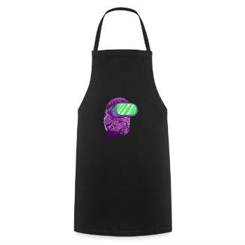 Ancient God Greek Mediocretes Mythology - Cooking Apron - black - Front - AI Model Male 185 dark (185cm)
