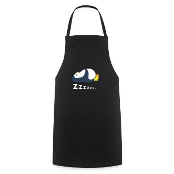 Zzzzzzz Winter Arktischer Seevogel Pinguin - Kochschürze - Schwarz - Vorne - AI Model Male 185 dark (185cm)