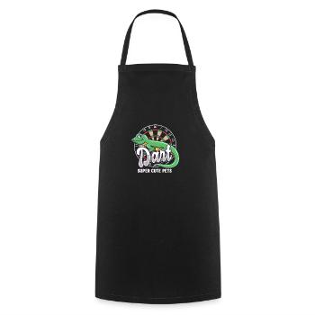 Dart Super Cute Animaux De Compagnie Flèche Bullseye Dart - Tablier de cuisine - noir - Devant - AI Model Male 185 dark (185cm)
