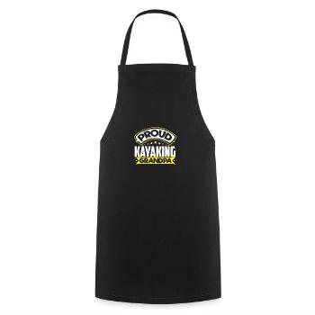 Sports Papy Kayak Papi - Tablier de cuisine - noir - Devant - AI Model Male 185 dark (185cm)