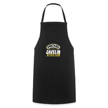 Sports Grandpa Javelin Grandpa - Cooking Apron - black - Front - AI Model Male 185 dark (185cm)