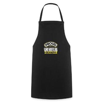 Sports Papy Sumo Lutte Papi - Tablier de cuisine - noir - Devant - AI Model Male 185 dark (185cm)