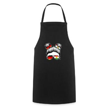 Kurds Germany Kurdistan - Cooking Apron - black - Front - AI Model Male 185 dark (185cm)