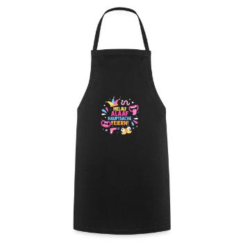 Carnival Costume Carnival - Cooking Apron - black - Front - AI Model Male 185 dark (185cm)