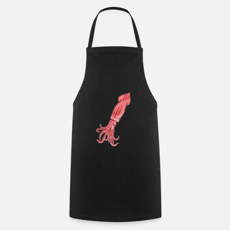 calamar - Tablier de cuisine - noir