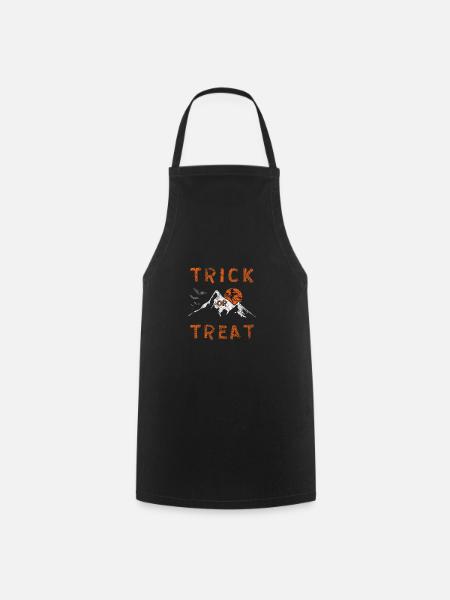 Trick Or Treat Halloween Witch - Tablier de cuisine - noir