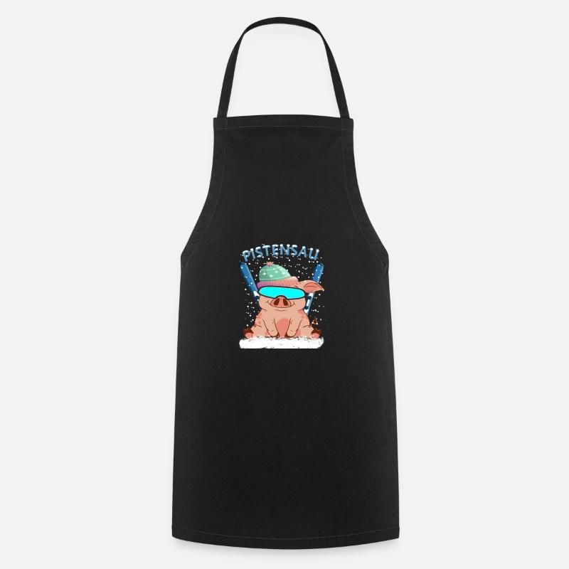 pistensau - Cooking Apron - black
