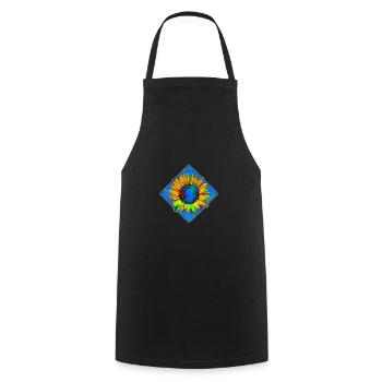 Sunflower - Cooking Apron - black - Front - AI Model Male 185 dark (185cm)