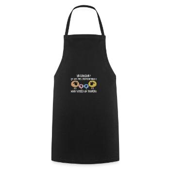 Peu importe la couleur, nous sommes un troupeau - Tablier de cuisine - noir - Devant - AI Model Male 185 dark (185cm)