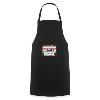 Est-ce gay ici LGBTQ Ally Trans Gay Pride Arc-en-ciel - Tablier de cuisine - noir - Devant - AI Model Male 185 dark (185cm)