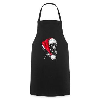 Bonnet de Noël GIANT SCHNAUZER Les chiens de Wilsign - Tablier de cuisine - noir - Devant - AI Model Male 185 dark (185cm)