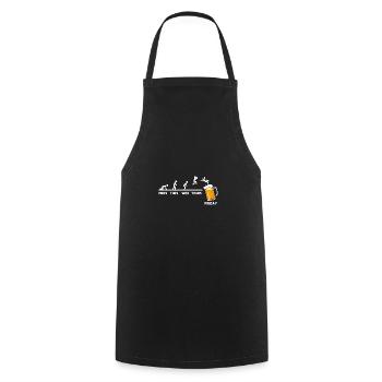 Buveur de bière Chope de bière Réservoir de bière Bière - Tablier de cuisine - noir - Devant - AI Model Male 185 dark (185cm)