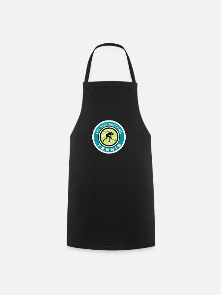 tennis - Cooking Apron - black