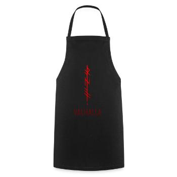 Vikings Valhalla - Cooking Apron - black - Front - AI Model Male 185 dark (185cm)