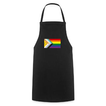 Fierté du handicap - Tablier de cuisine - noir - Devant - AI Model Male 185 dark (185cm)