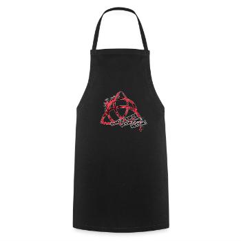 Dont Mess With The Witch Witch Witch Knot Triqueta - Cooking Apron - black - Front - AI Model Male 185 dark (185cm)