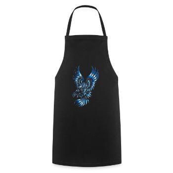 adler eagle bussard falke habicht hawk falcon14 - Tablier de cuisine - noir - Devant - AI Model Male 185 dark (185cm)