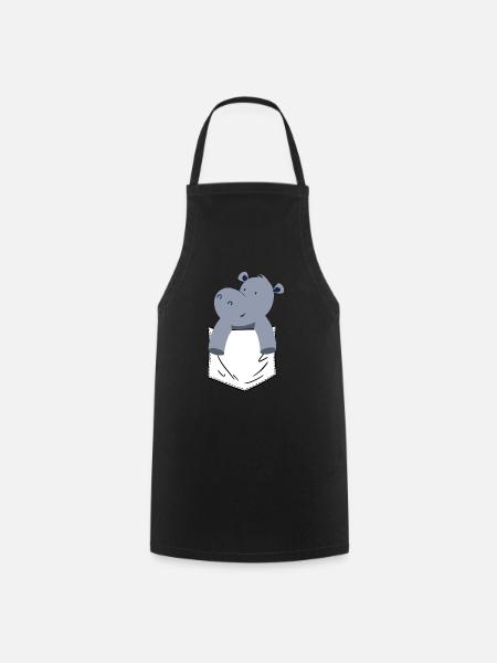 Hippopotame Hippopotame - Tablier de cuisine - noir