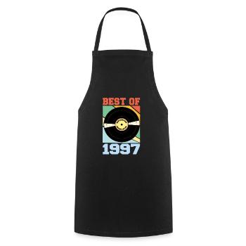 Le meilleur de 1997 - Tablier de cuisine - noir - Devant - AI Model Male 185 dark (185cm)