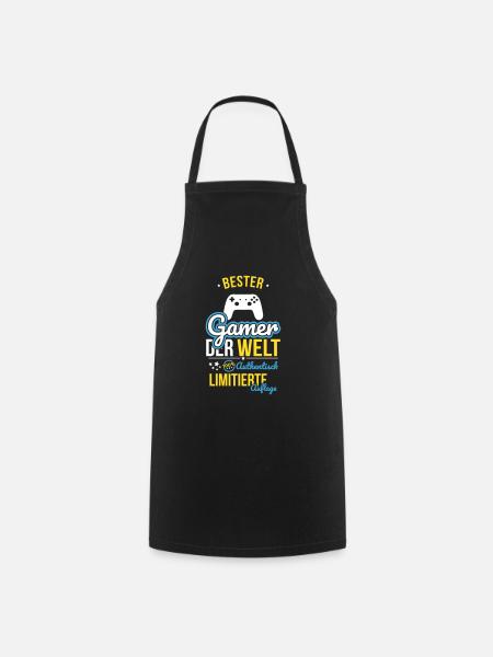 Meilleur joueur au monde - 100 % authentique - Tablier de cuisine - noir