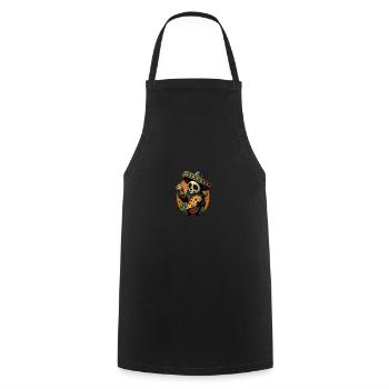 Cute Panda Eating Tacos Mexican Panda Bear Taco - Kochschürze - Schwarz - Vorne - AI Model Male 185 dark (185cm)