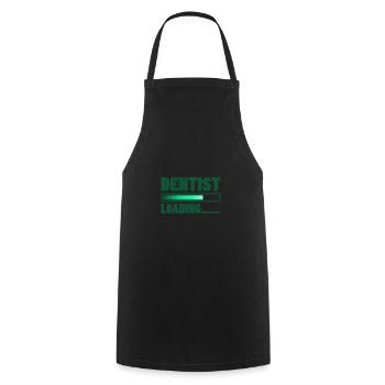 DENTAL STUDENT DENTIST gift - Cooking Apron - black - Front - AI Model Male 185 dark (185cm)