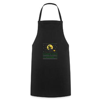 Sorcière Avec le bealon Ugly Halloween 2021 Femmes Lets Go - Tablier de cuisine - noir - Devant - AI Model Male 185 dark (185cm)