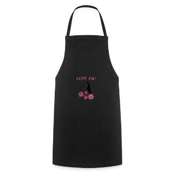 Weltfrauentag Dump Him Frauen Silhouette - Kochschürze - Schwarz - Vorne - AI Model Male 185 dark (185cm)