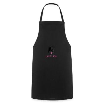 Journée internationale de la femme Jetez-le Silhouette de femme - Tablier de cuisine - noir - Devant - AI Model Male 185 dark (185cm)