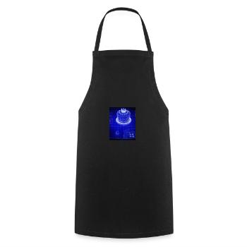 Cake Blueprint Pastry Chef Cake Baking - Cooking Apron - black - Front - AI Model Male 185 dark (185cm)