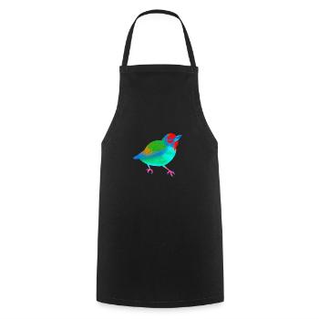 Bird - Cooking Apron - black - Front - AI Model Male 185 dark (185cm)