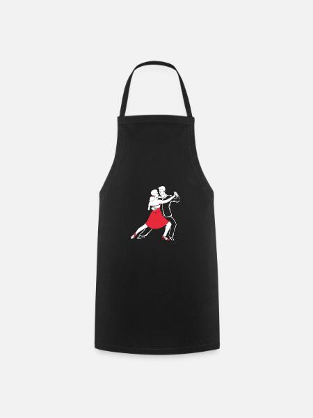 Salsa Tänzer Tänzerin - Kochschürze - Schwarz