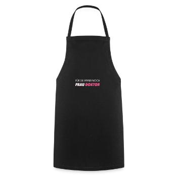 Doktortitel Doktor Doktorat Doctor Spruch Geschenk - Kochschürze - Schwarz - Vorne - AI Model Male 185 dark (185cm)