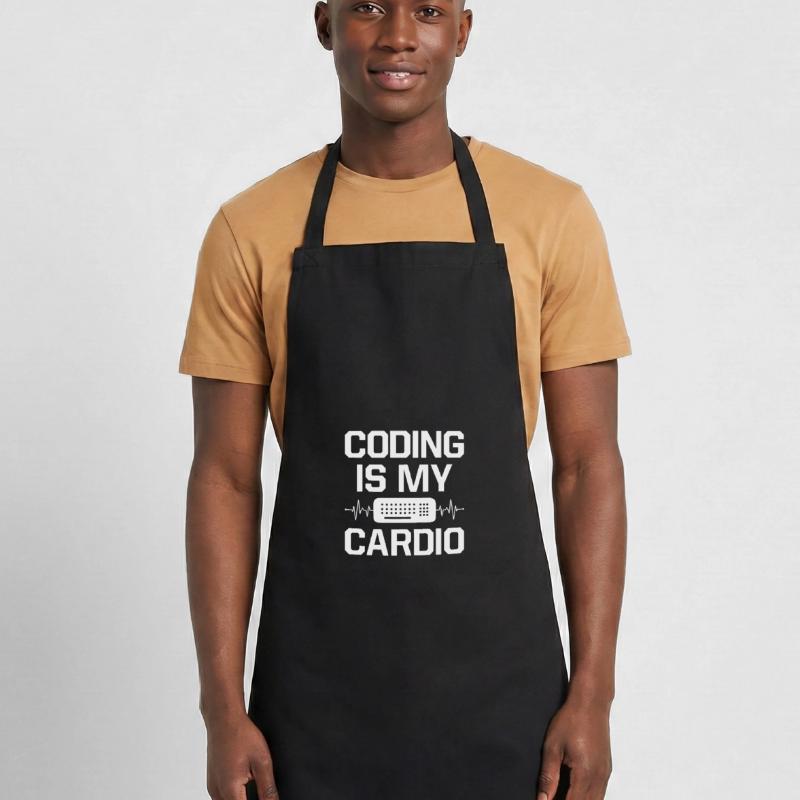 Coding Is My Cardio Programming Coder Computer Gee Kochschürze