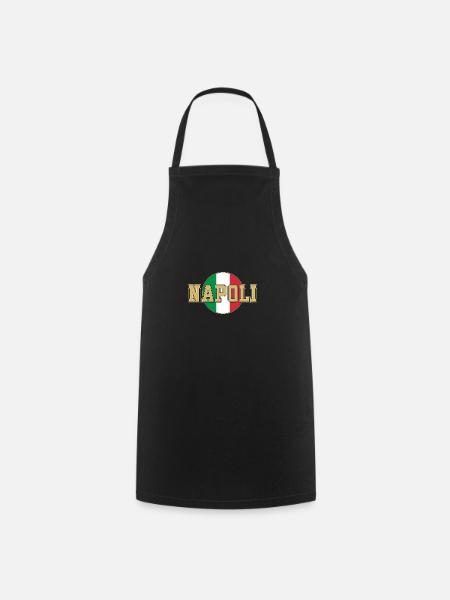 NAPOLI - Tablier de cuisine - noir