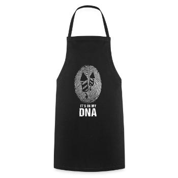 Fireworks DNA Fingerprint Rockets New Years Pyro - Cooking Apron - black - Front - AI Model Male 185 dark (185cm)