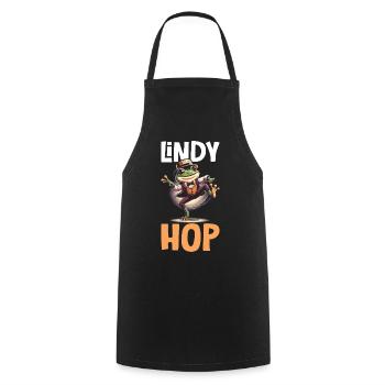 Danseur de Lindy Hop Danse Swing Danse - Tablier de cuisine - noir - Devant - AI Model Male 185 dark (185cm)