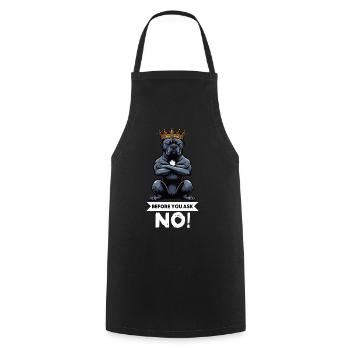 Before You Ask Cane Corso Cane Corsos Corso halter - Cooking Apron - black - Front - AI Model Male 185 dark (185cm)