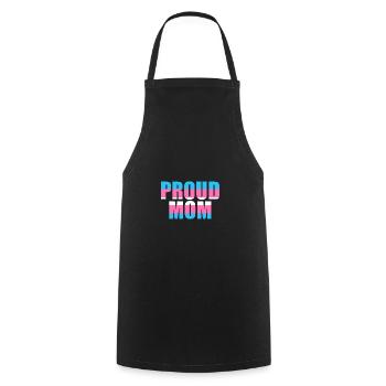 Fière maman Transgenre Cadeau LGBT Transsexuel - Tablier de cuisine - noir - Devant - AI Model Male 185 dark (185cm)