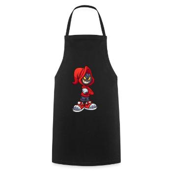 Little Devil - Cooking Apron - black - Front - AI Model Male 185 dark (185cm)