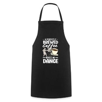 Celebrating Perfectly Brewed Coffee Top - Kochschürze - Schwarz - Vorne - AI Model Male 185 dark (185cm)