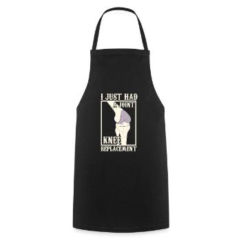 Physiotherapist Knee Surgery Warrior Awareness - Cooking Apron - black - Front - AI Model Male 185 dark (185cm)