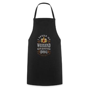 Party Nachtleben Konsum Drinks - Kochschürze - Schwarz - Vorne - AI Model Male 185 dark (185cm)