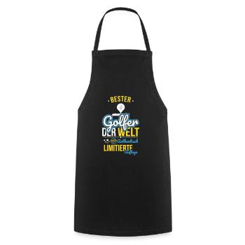 Best Golfer in the World - 100% Authentic - Cooking Apron - black - Front - AI Model Male 185 dark (185cm)